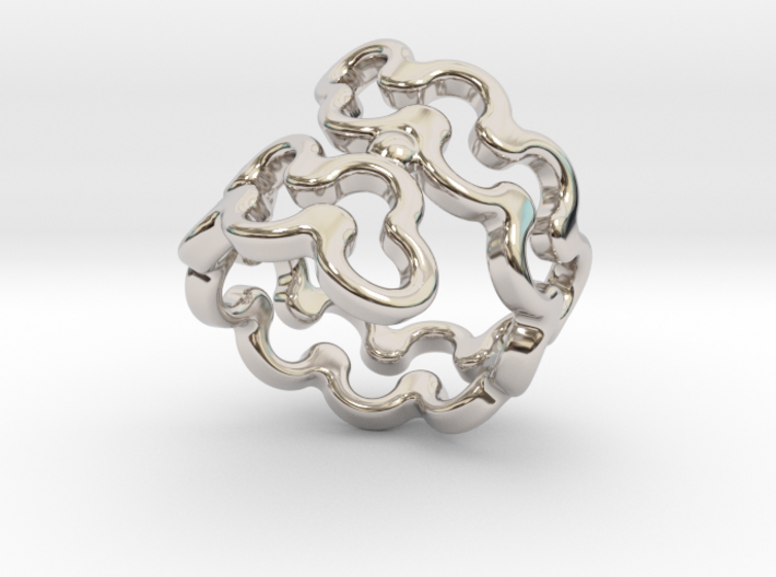 Jagged Ring 32 - Italian Size 32 3d printed