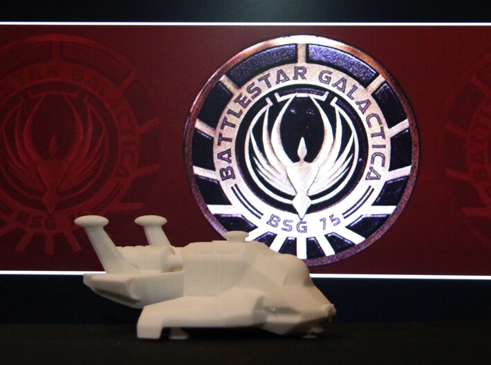 Raptor, Standard Landed (Battlestar Galactica) 3d printed 