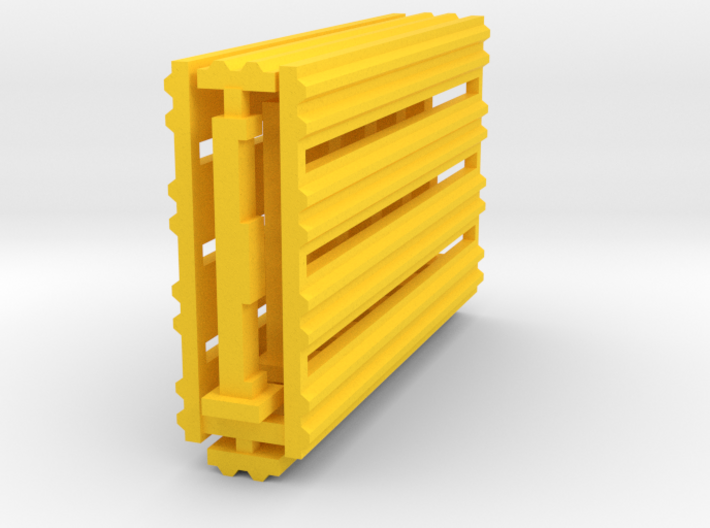Double Rail Guardrail System 1-87 HO Scale 3d printed