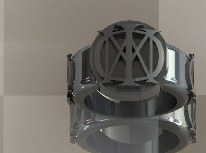 Majesty Dream Theater Ring (Size 10.2) 3d printed 
