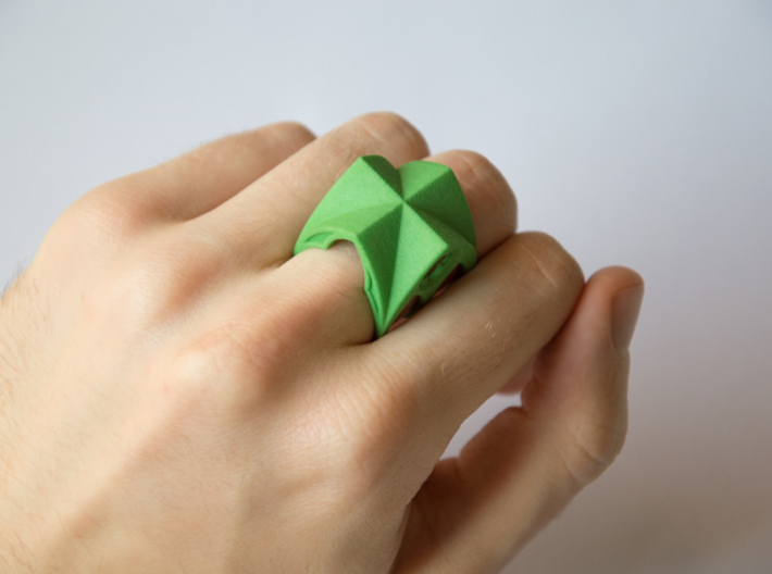 gothic RING 3d printed 
