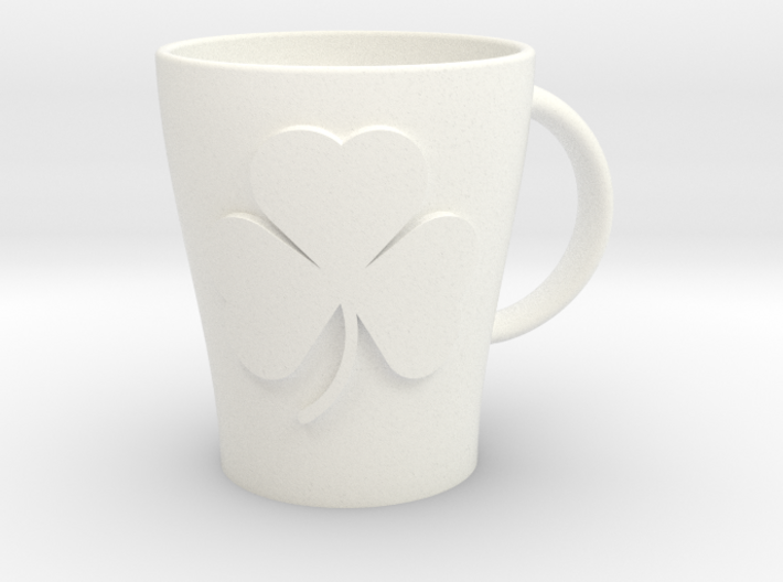 Customizable Shamrock Mug (large) 3d printed