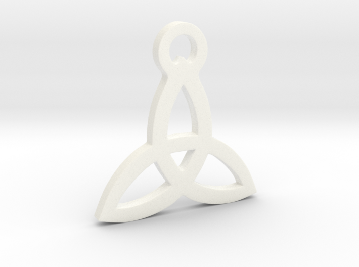 Triquetra Pendant (Triad) 3d printed 