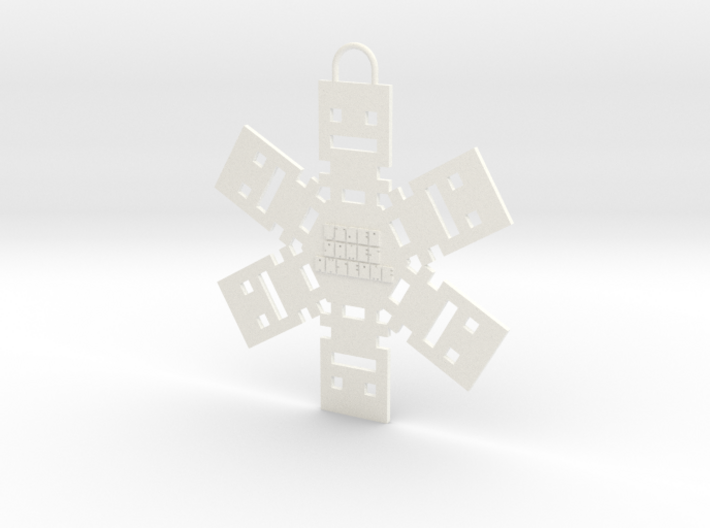Turbo Buddy Snowflake Ornament 3d printed 