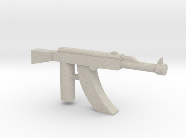 Ak-47 Minifigure Gun 1.3 3d printed
