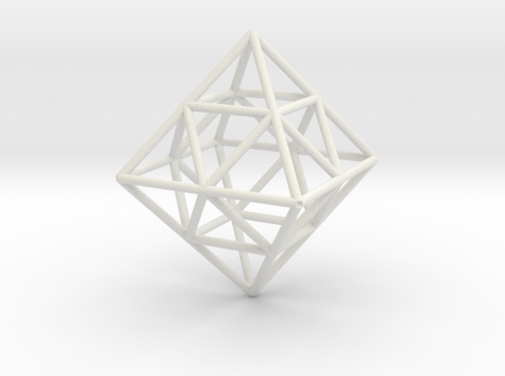 octahedron 3d printed 
