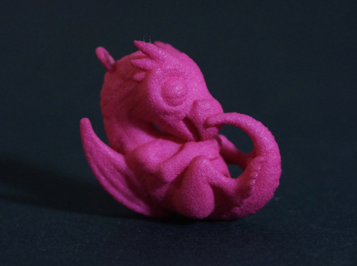 Plastic Baby Dragon Pendant 3d printed