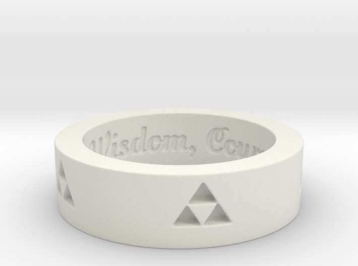 Triforce Ring 3d printed