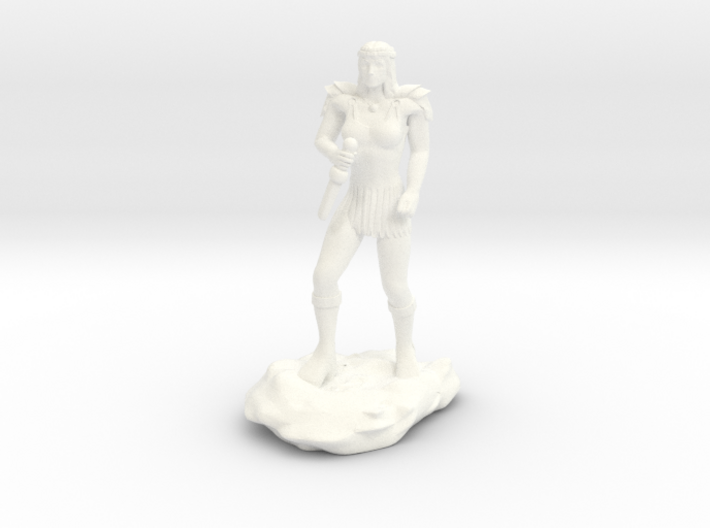 Ceptienne, Human Mage with Dagger 3d printed