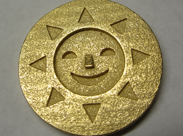 Golden Sun Coin Ducktales 3d printed