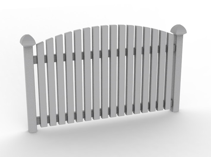 Fence 02. HO Scale (1:87) 3d printed Fence in HO scale
