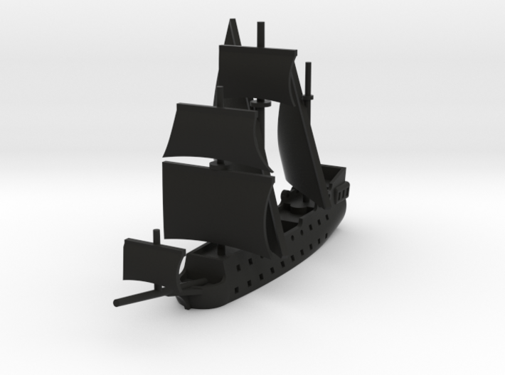 Pirate Commander Ship 3d printed 