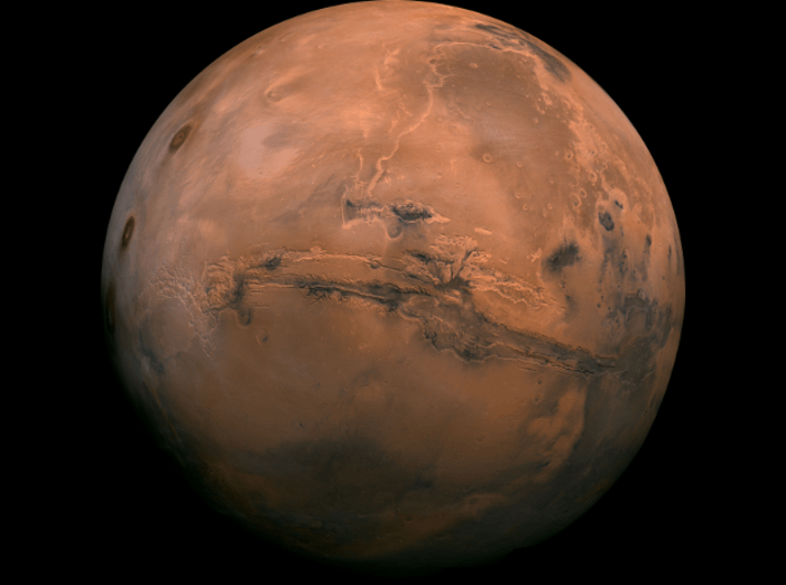 Craters of Mars Pendant 3d printed Image Credit: NASA