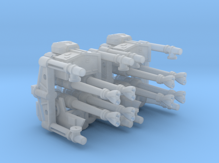 deAgo Laser Cannon FiberOptics V3 2x 3d printed