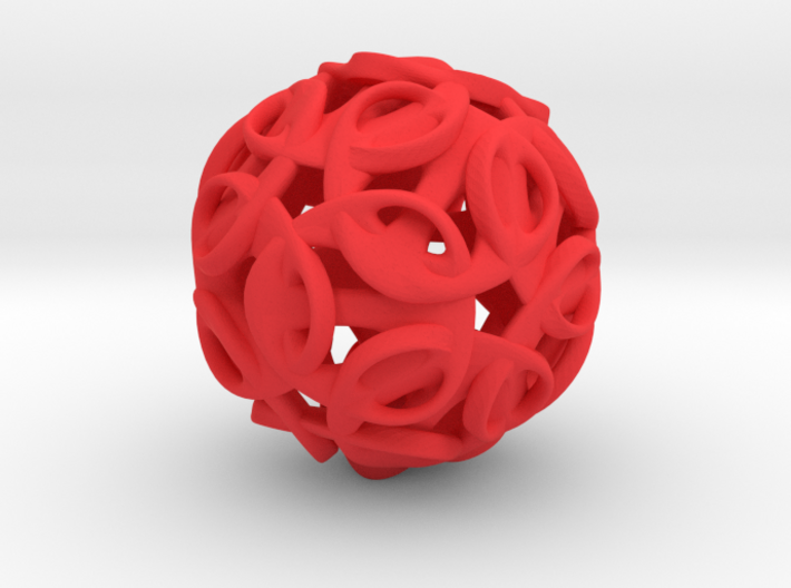 hydrangea ball 07 3d printed