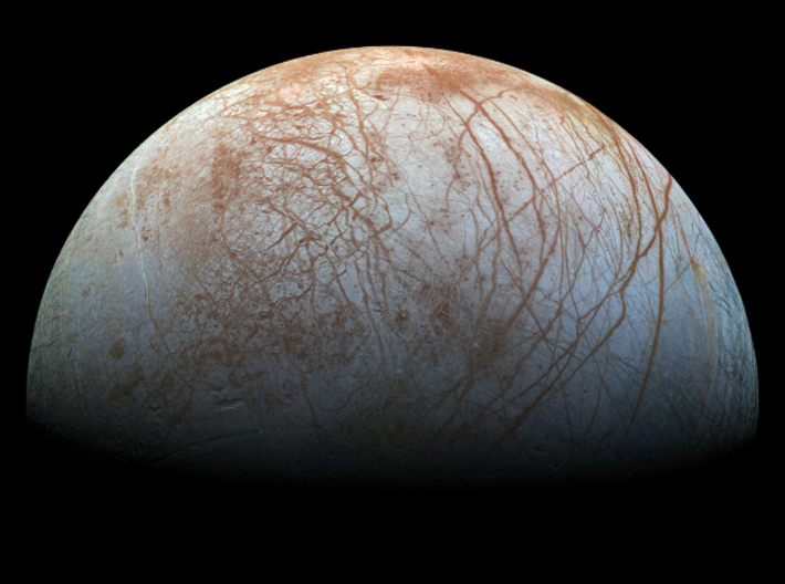 Craters of Europa Earrings 3d printed Image Credit: NASA