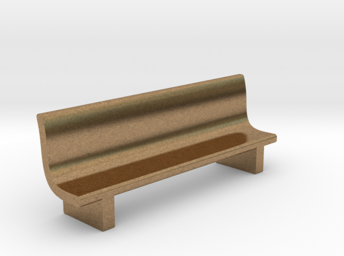 N Scale Bench 3d printed