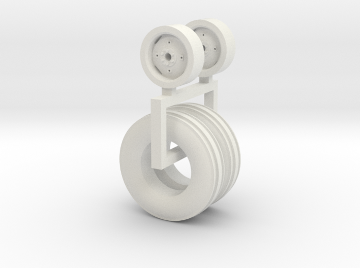 1/64 9.50-20 Wheel And Tire pair 3d printed