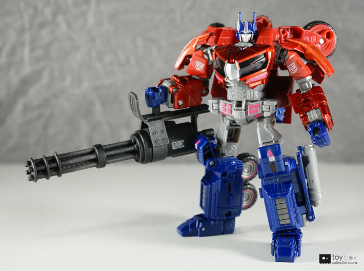 Transformers CHUG Minigun 3d printed Model has been painted and detailed