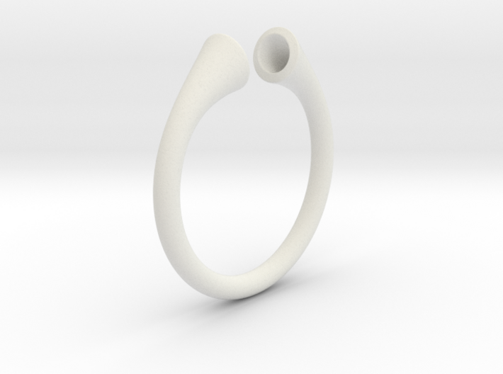 Gramaphonic Ring, US size 8,5 d= 18mm. Place M 3d printed