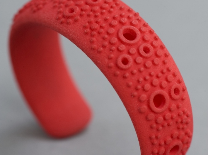 Textured Cuff - size S 3d printed 