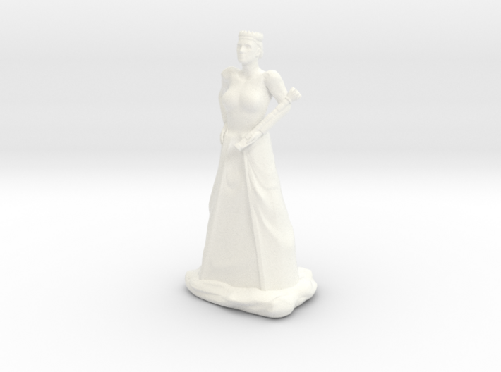 Queen with Sceptre 3d printed