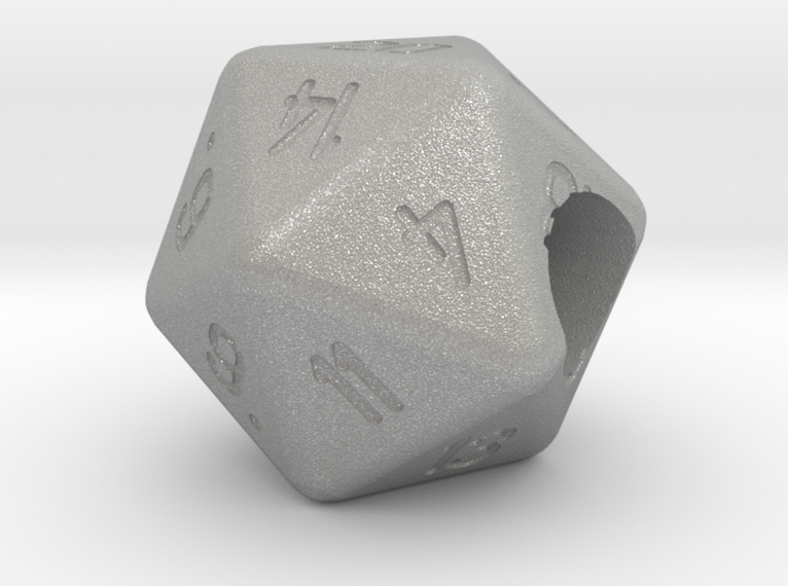 &quot;Geek Beads&quot; 20 sided die 3d printed