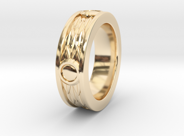 Roman Laurel Ring - Size 11 3d printed
