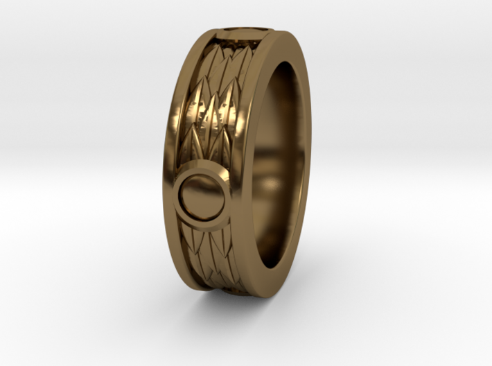 Roman Laurel Ring - Size 8 3d printed