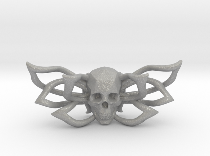 Bow tie The Skull /brooch 3d printed