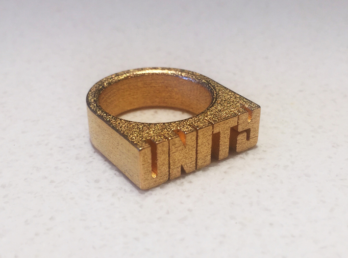 18.9mm Replica Rick James 'Unity' Ring 3d printed 