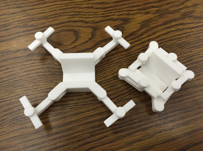 Folding Drone Business Card Holder 3d printed 