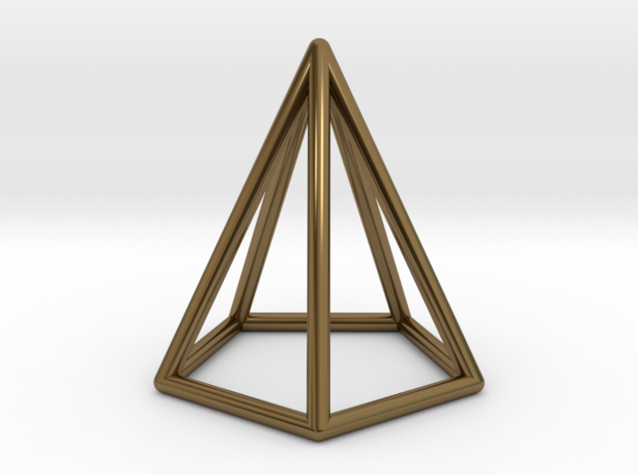 Pyramid Pendant 3d printed