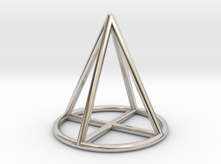 Cone Geometric Pendant 3d printed