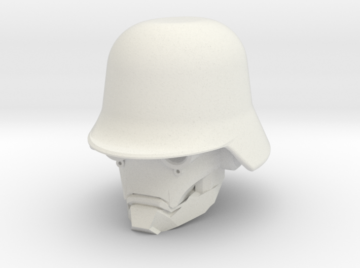 "Iron Skull" custom 1:6th scale head 3d printed 