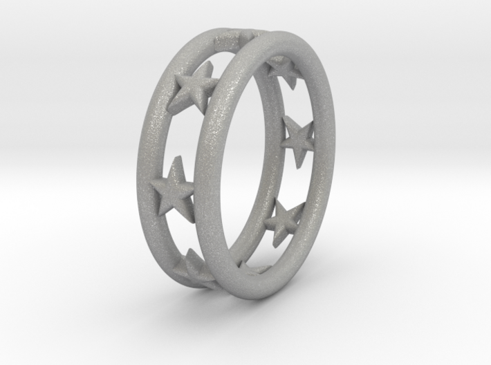 Ring Of Linestars 14.1mm Size 3 3d printed