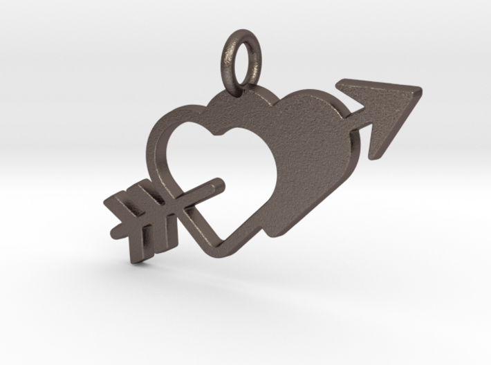 Love Arrow Pendant - Amour Collection 3d printed