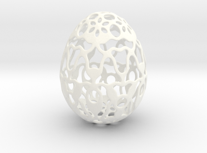 Screen - Decorative Egg - 2.3 inch 3d printed
