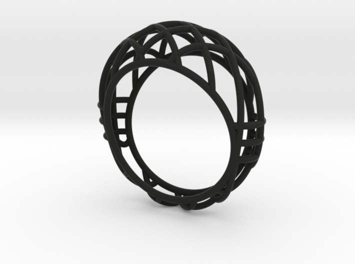 Cage Ring 3d printed