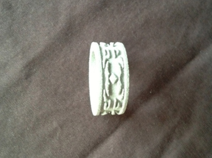 Rune Ring 2 Ring Size 9 3d printed An unpainted example