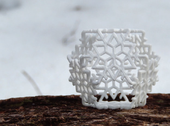 Octahedral Snowflakes 1 3d printed 