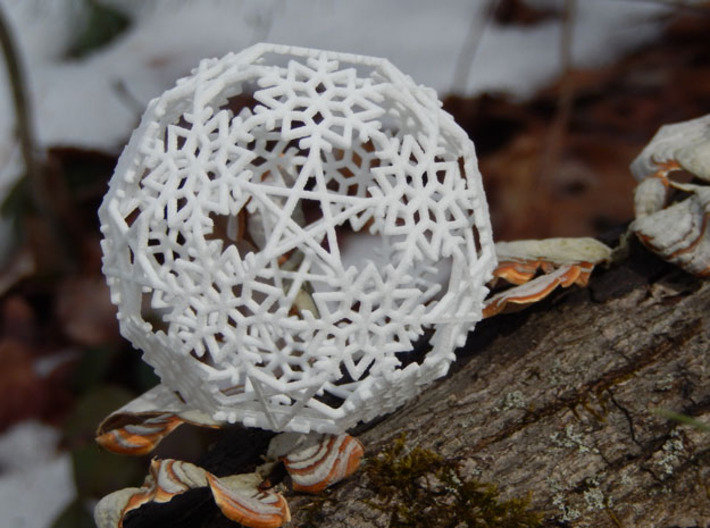 Snowflakes with Stars 3 3d printed