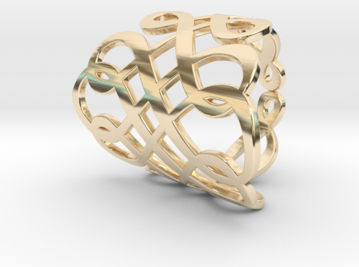 Celtic Knot Ring Size 6 3d printed