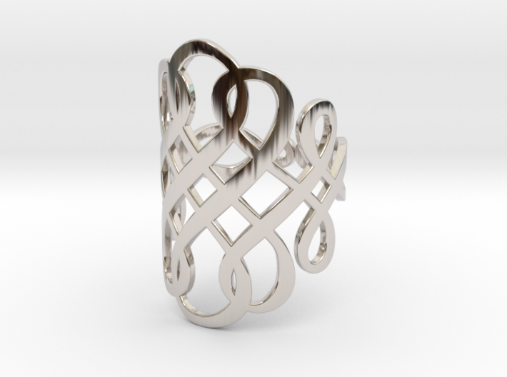 Celtic Knot Ring Size 11 3d printed