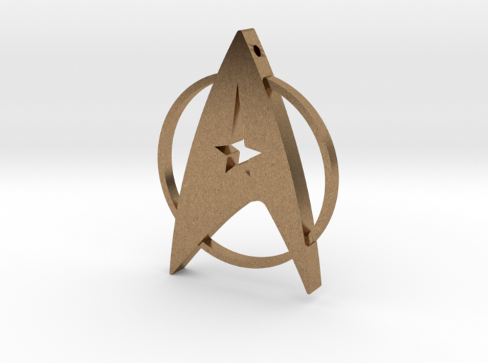 Star Trek Pendant 3d printed