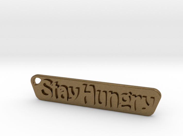 Stay Hungry Stay Foolish 3d printed