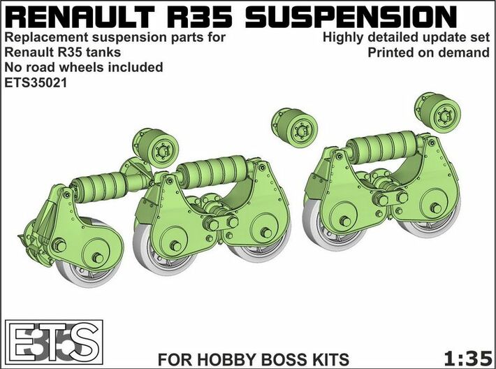 ETS35021 Renault R35 Suspension Basic (for HB) 3d printed Boxart