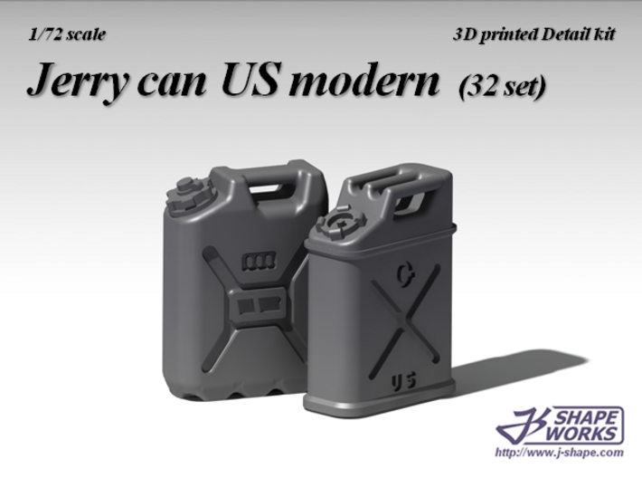1/72 Jerry can US modern (32 set) 3d printed