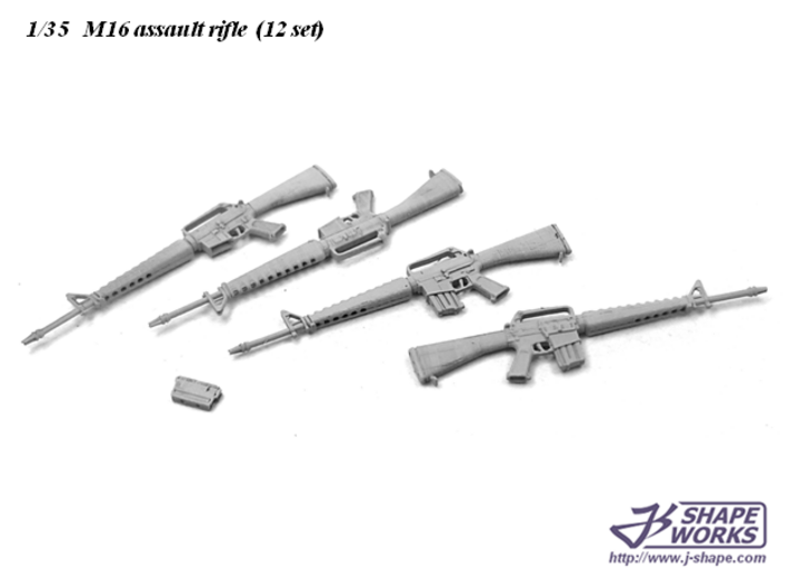 1/35 M16 assault rifle (12 set) 3d printed 