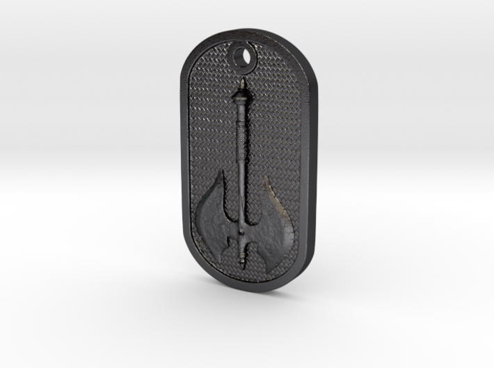 Battle Axe Dog Tag 3d printed